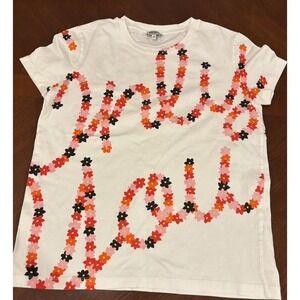 Kenzo Paris "Only You" Boke Flower T-shirt Tee White Crewneck Size XS‎